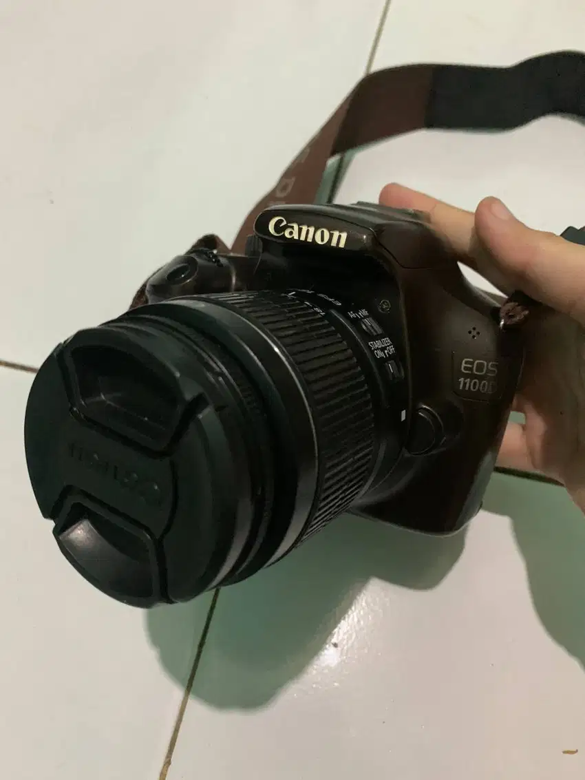 Kamera DSLR Camera Canon 1100D Plus Lensa Kit 18-55mm