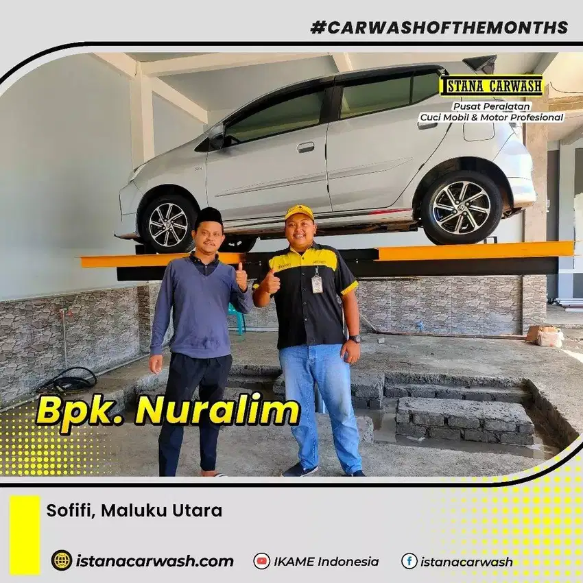 Paket Lengkap Alat Hidrolik Cuci Mobil