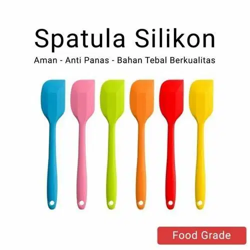 TERBARU SPATULA SILIKON / PENGADUK KUE ANTI LELEH