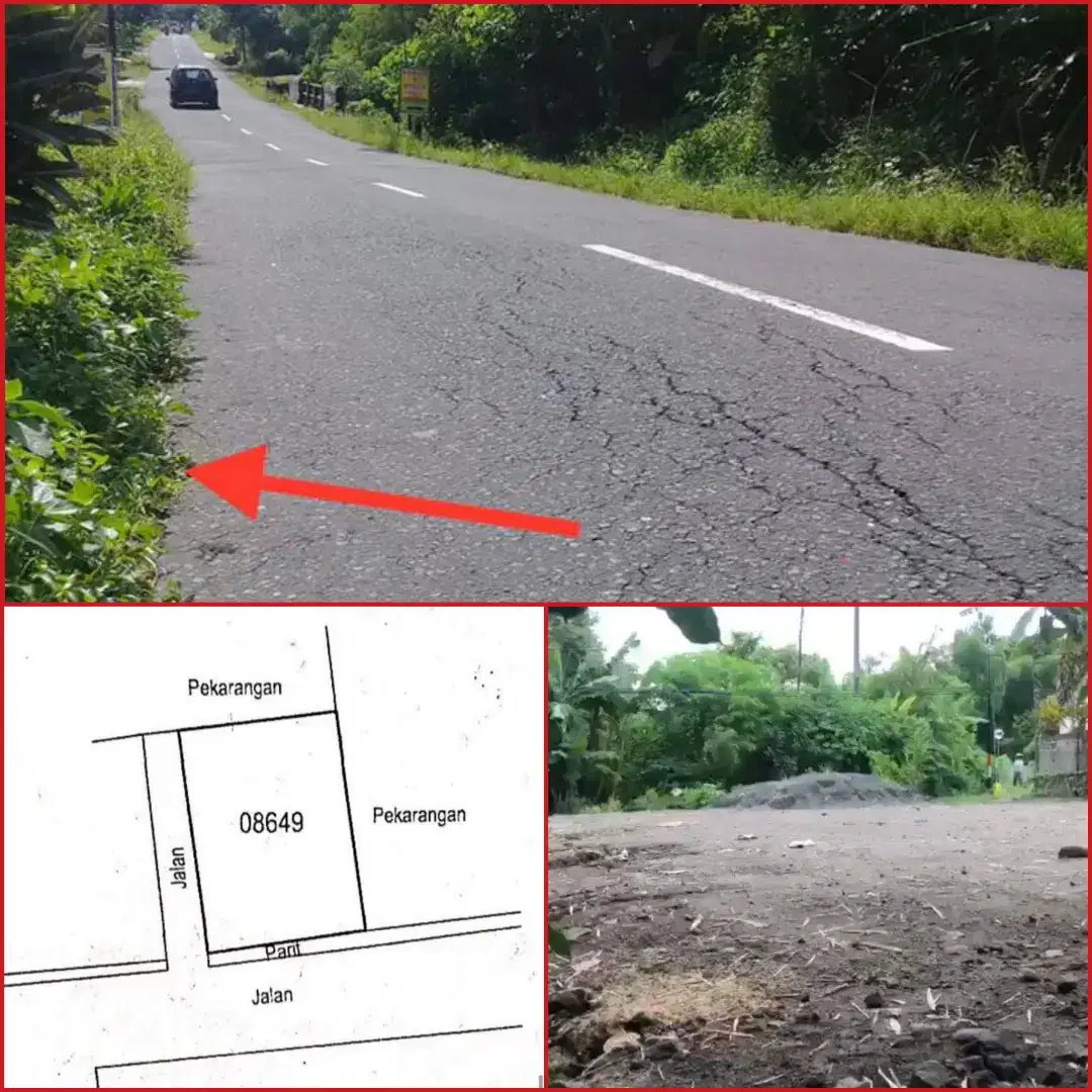 Jual Tanah di Taraman Jalan Kaliurang 4