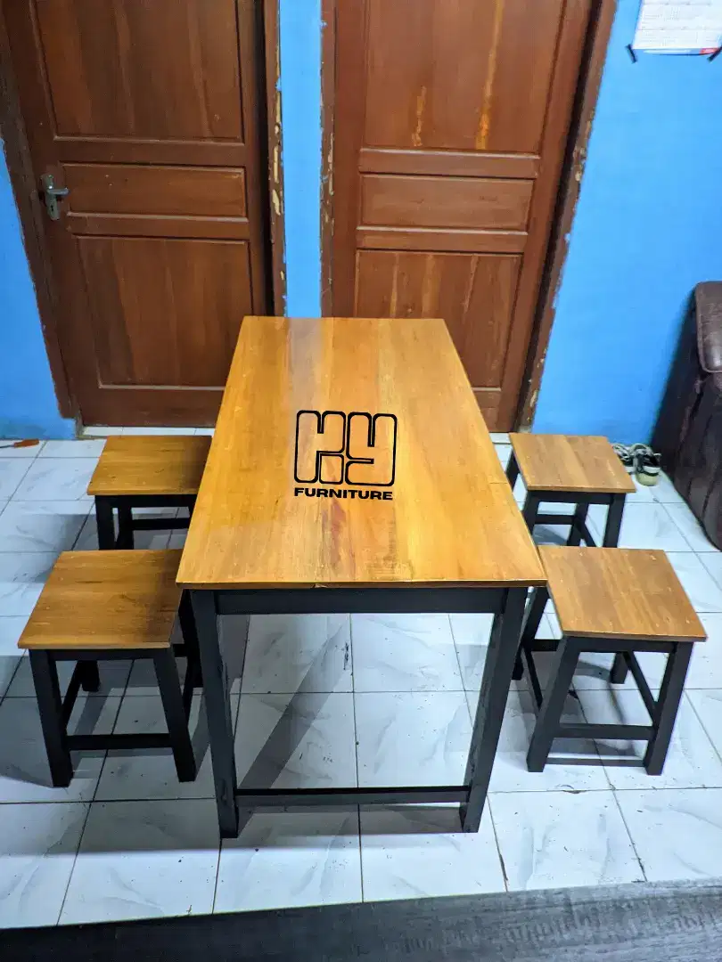 Set meja kursi , set meja kursi warkop