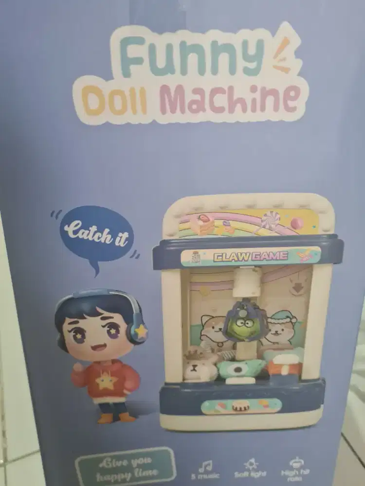 Mainan Capit Boneka Anak Claw Mesin