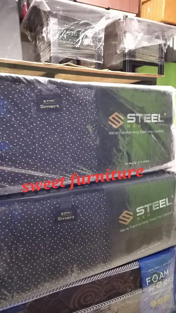 Kasur busa Steel Smart 6 kaki tebal 25 cm