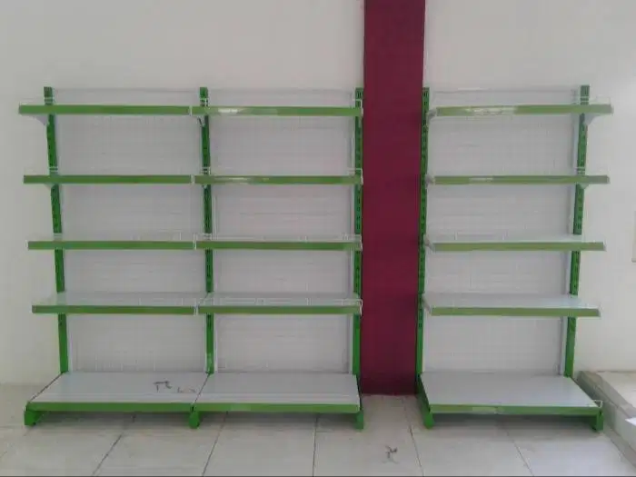 RAK MINIMARKET SINGLE TINGGI 180 cm PLAT BESI TEBAL