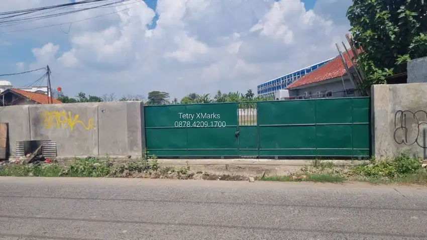 Kavling tanah seluas 3000 m2 di pinggir jalan Babelan, Bekasi