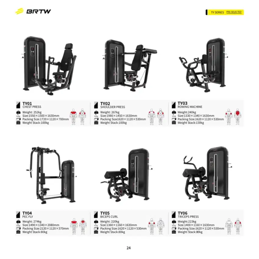 BRTW alat gym machine