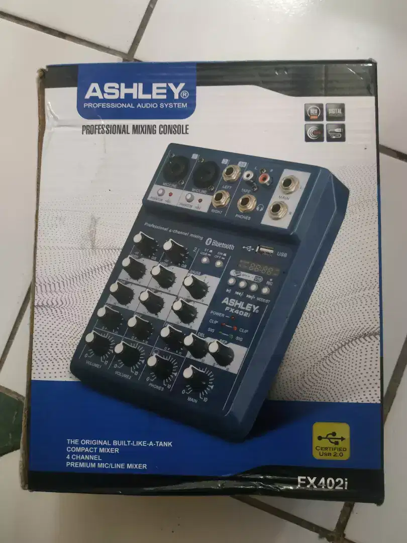 Mixer Ashley sudah bisa putar USB masih baru