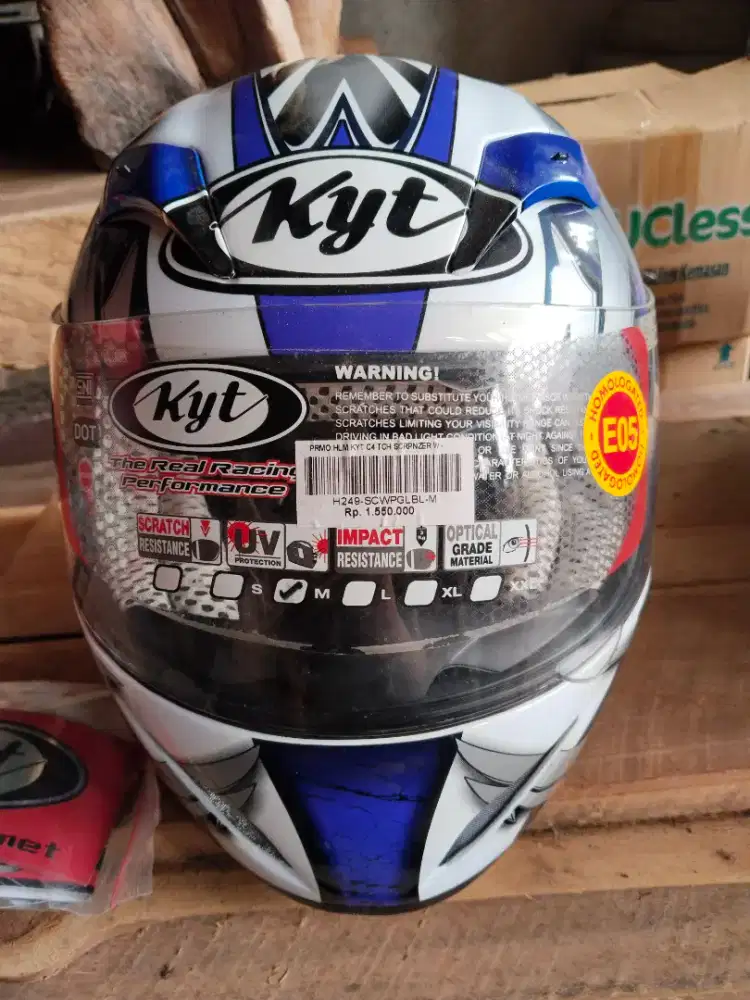 Helm kyt blue baru