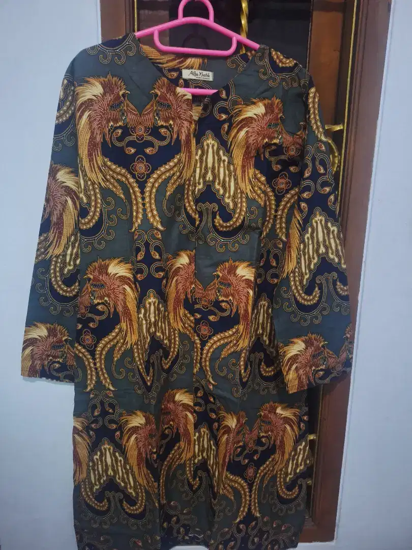 Batik Tunik Resleting Depan