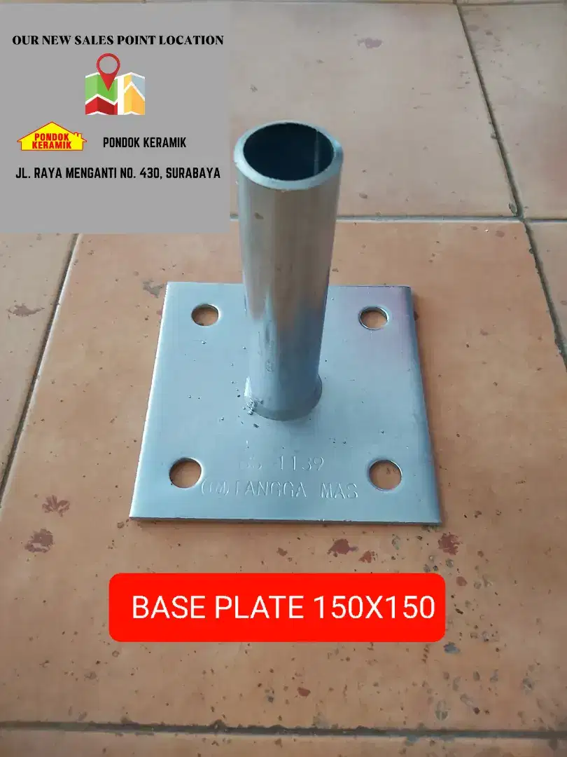 BASE PLATE 150 X 150