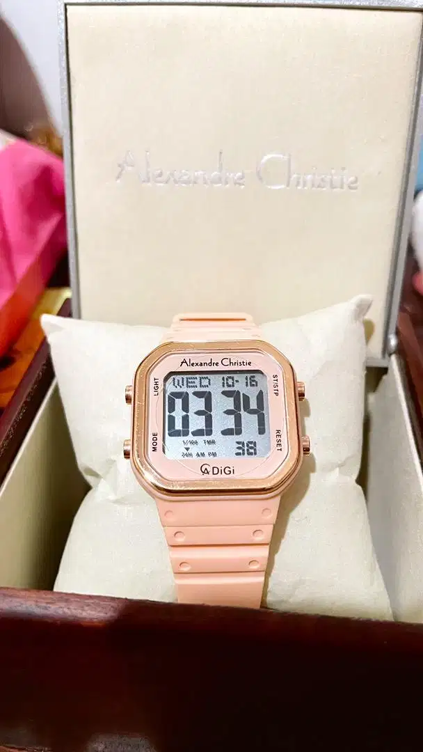 Jam Tangan Digital Alexandre Christie Original