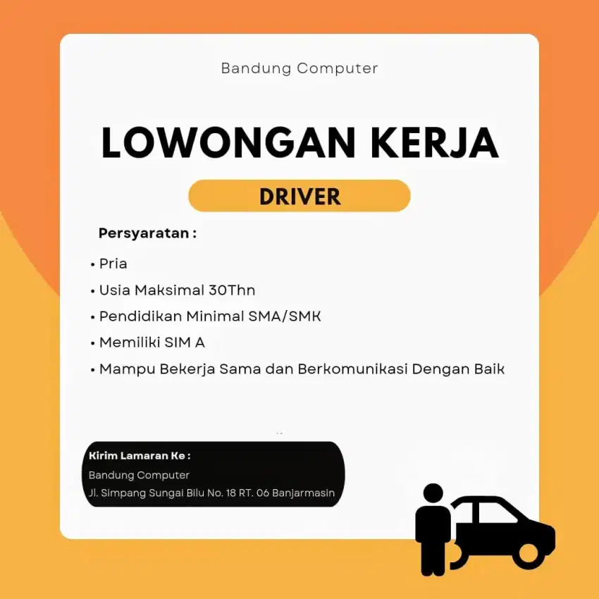 Lowongan Kerja Supir