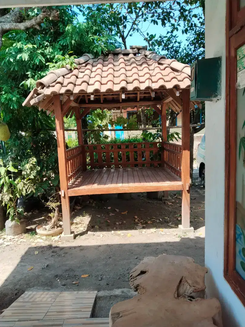 Gazebo saung jati