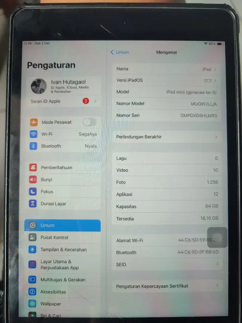 iPad Mini 5 64gb prima