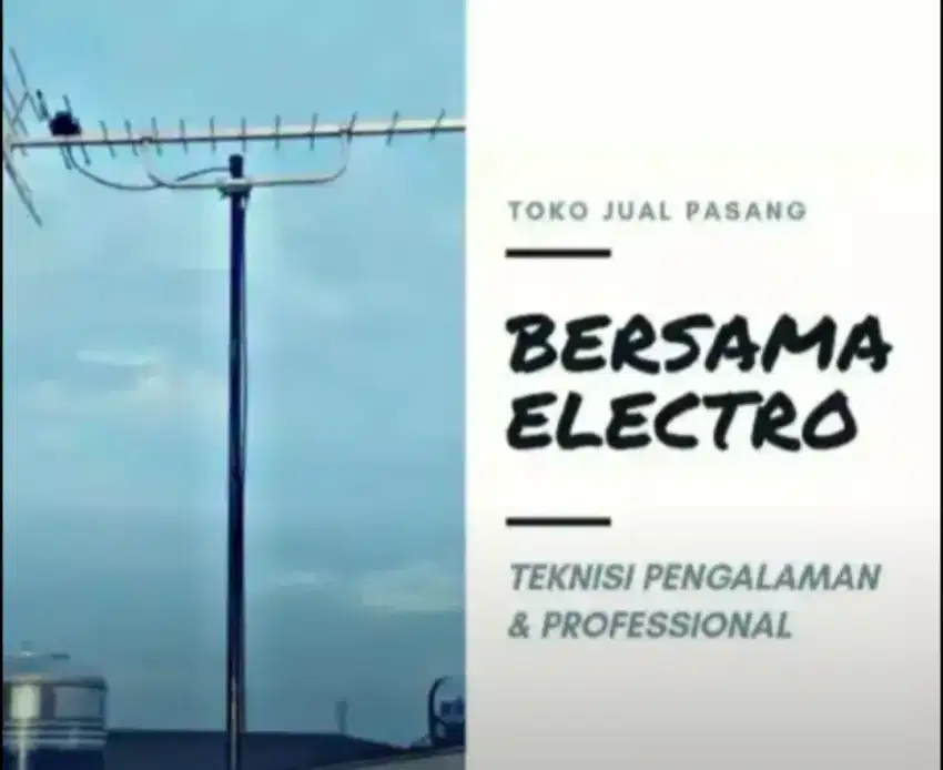 Jasa Pemasangan Baru Antena TV Digital Dan Instalasi Bergaransi