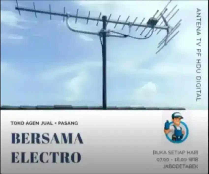 Pusat Pasang Baru Antena Tv Digital Outdoor