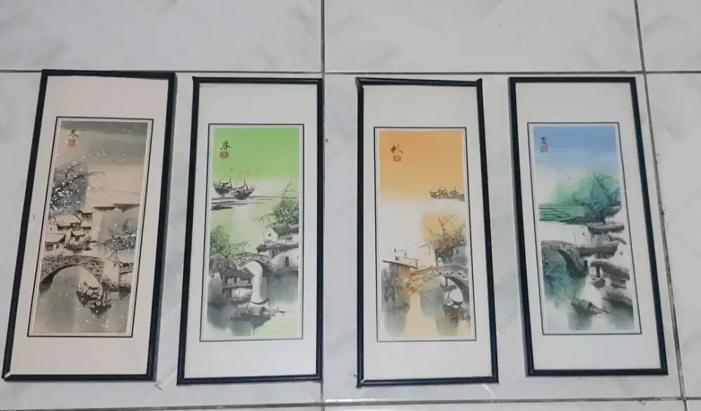 Lukisan pemandangan 4 musim