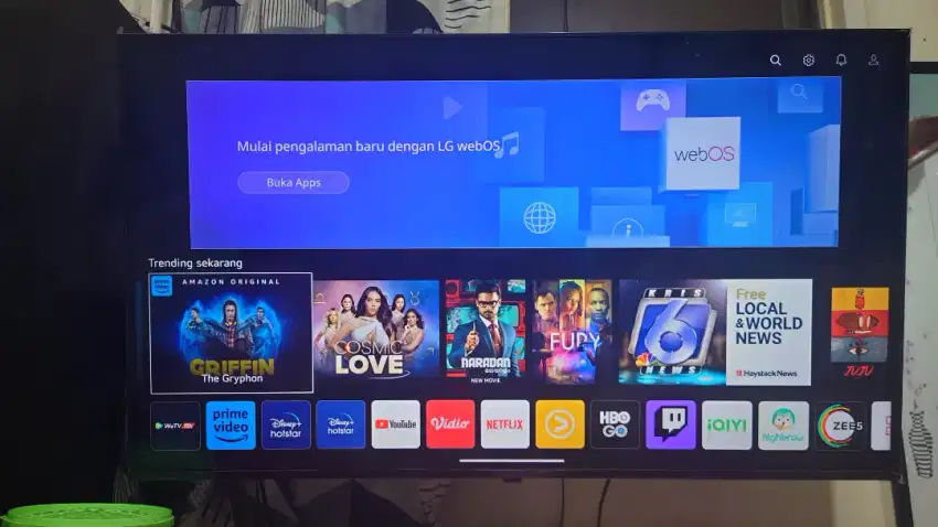 LG Smart TV 43in 4K Magic Remote