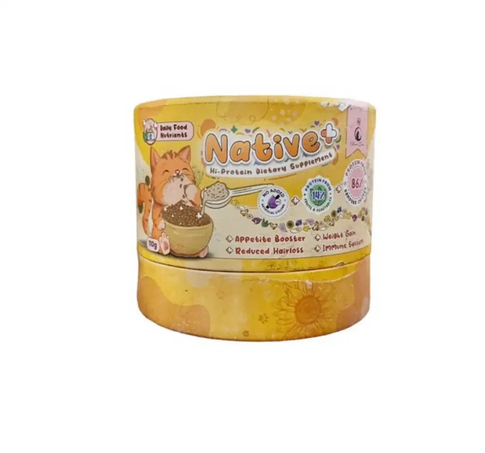 Olive Care NATIVE Plus Protein Tinggi Vitamin Suplemen Kucing Pet