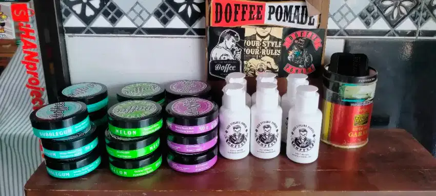 Hair Powder Doffee Pomade aroma bubblegum