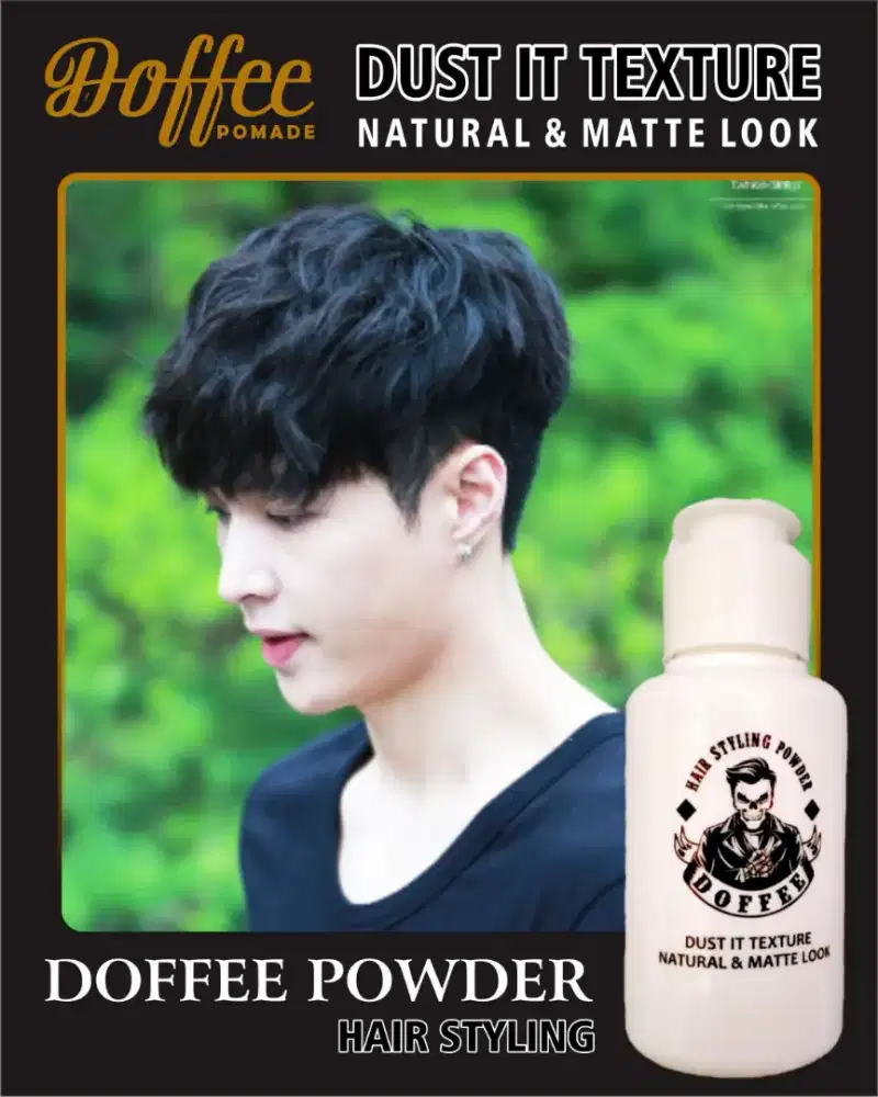 Bedak rambut aroma bubblegum dari Doffee Pomade Surabaya