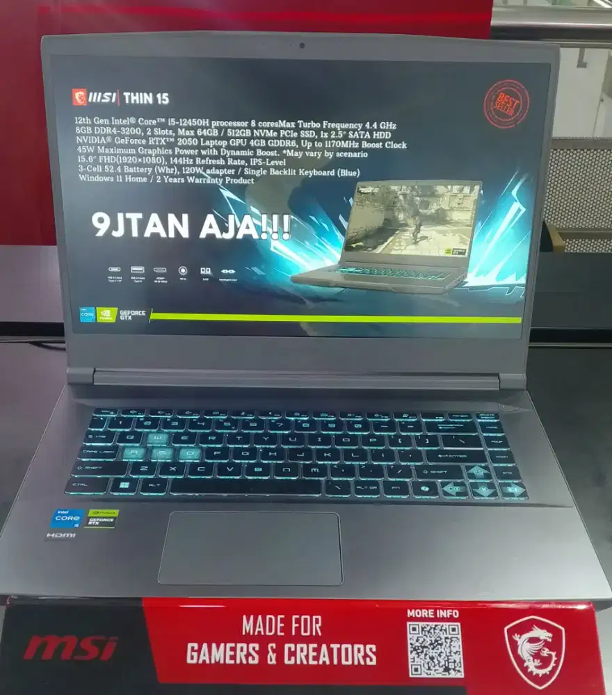 Kredit Laptop MSI murah