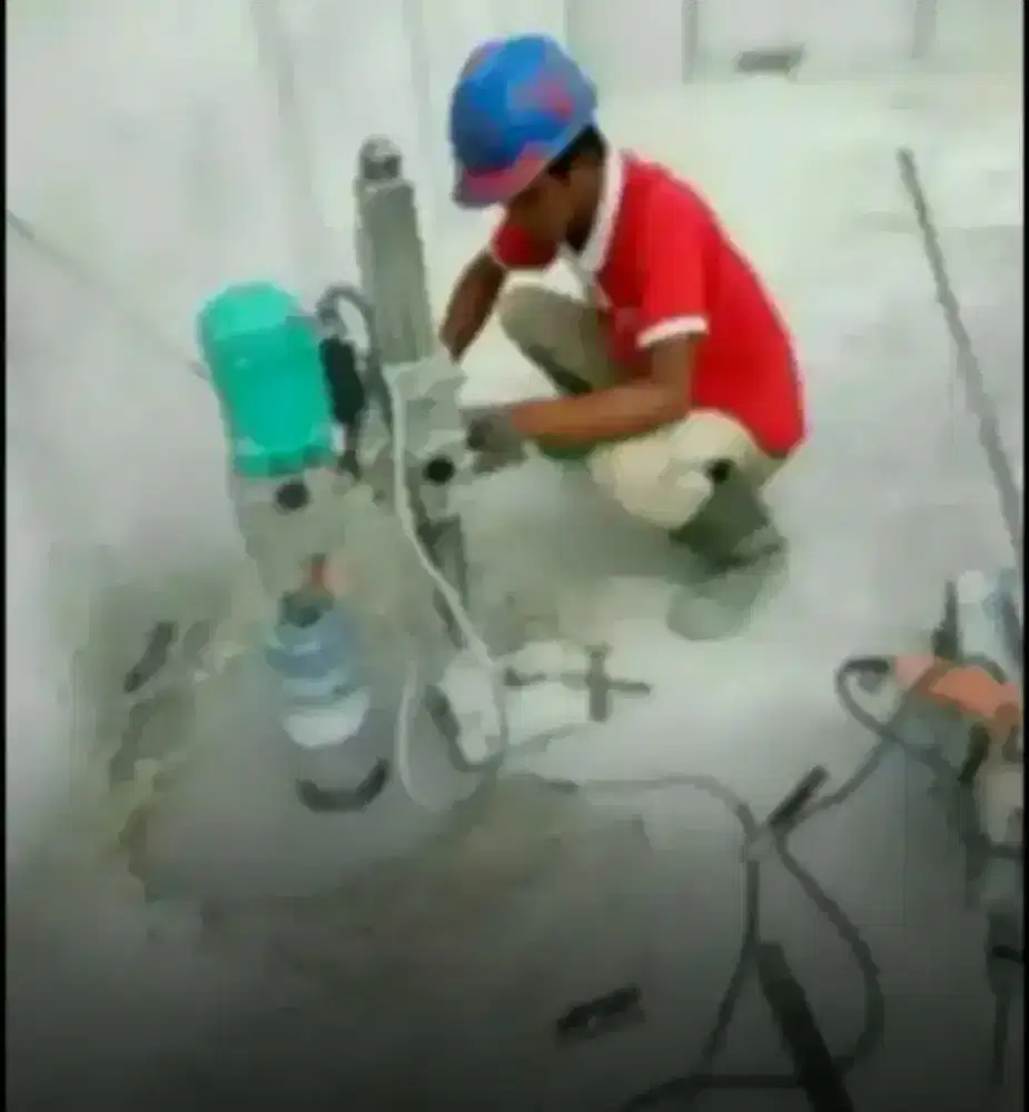 Jasa coring beton dan aspal serta pemasangan angkur anchor