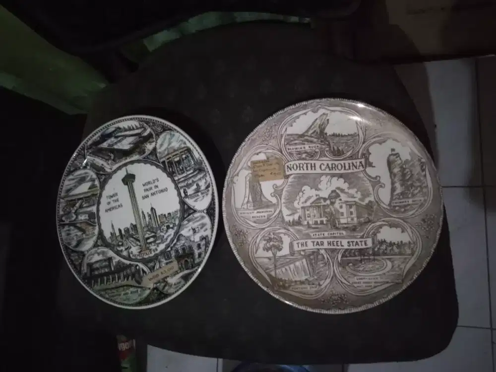 Piring Antik Amerika USA