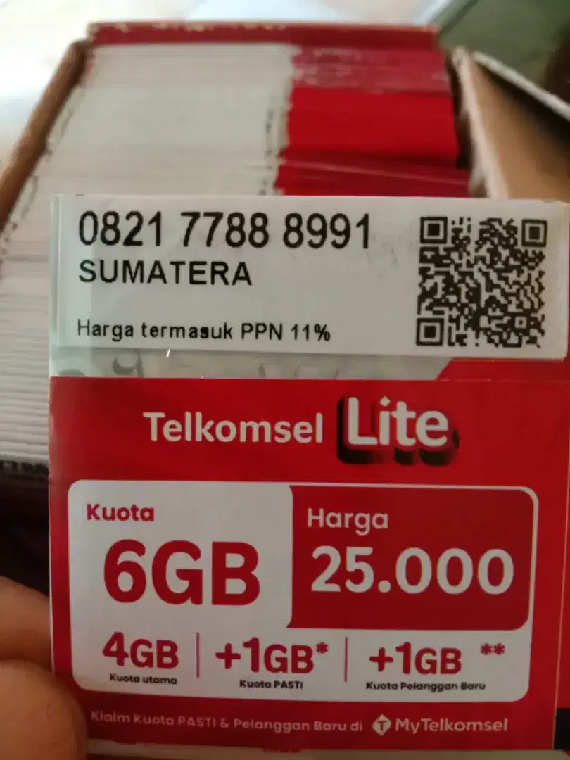 Kartu Perdana Telkomsel No Cantik Prabayar 7788899