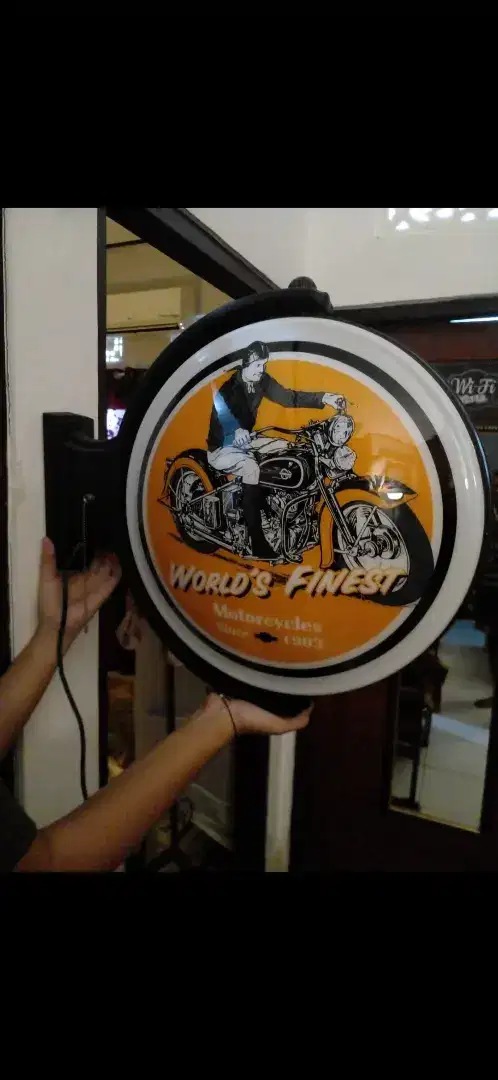 Lampu Dinding Harley Davidson