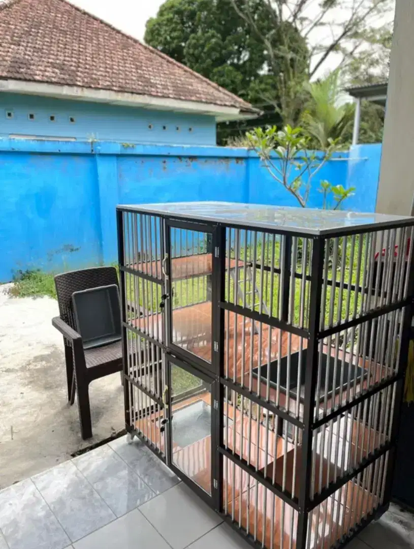 Kandang kucing alumunium