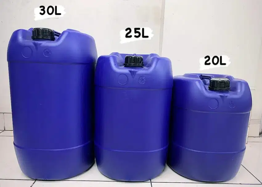 Jerigen Capsule 20L, 25L, dan 30L Material 100% Baru