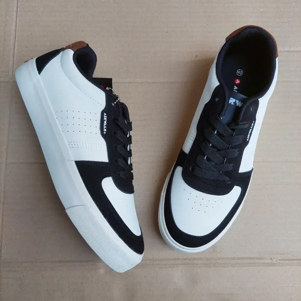 Sepatu Airwalk Bosch Putih Hitam White Black ORIGINAL