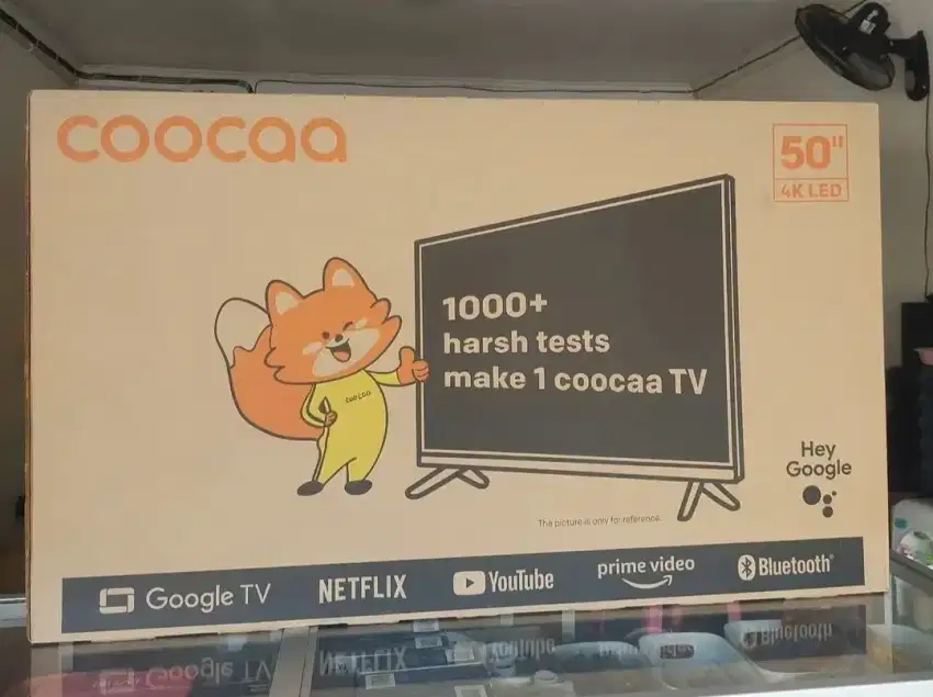 Coocaa Google TV 50Y65 UHD 4K HDR 50 inch Garansi Resmi