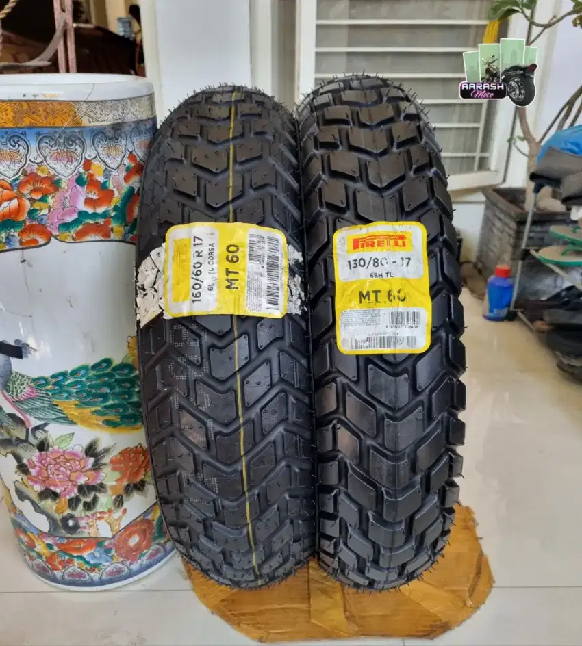 BAN BARU pirelli mt60 130/80 160/60 r17 shinko e805 custom big block