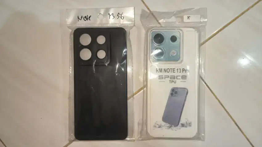 Dijual softcase bening dan hitam untuk Redmi Note 13 Pro 5G Poco X6 5G