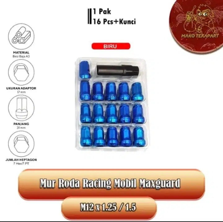 Mur roda rasing mobil Maxguard
