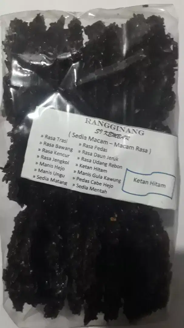 Rangginang ketan dan opak ketan