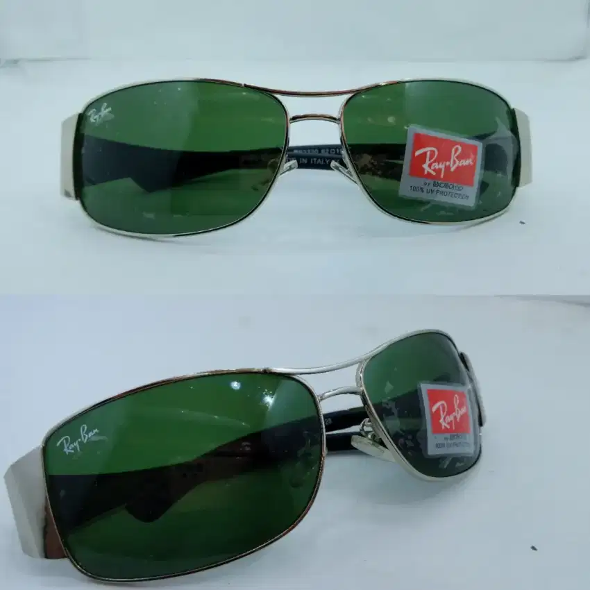 Kacamata rayban rb seri 3320 lensa hijau botol