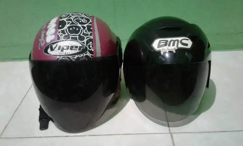 Sepasang Helm Dewasa & Anak