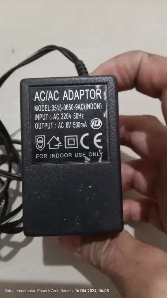 Charger aki mobil anak