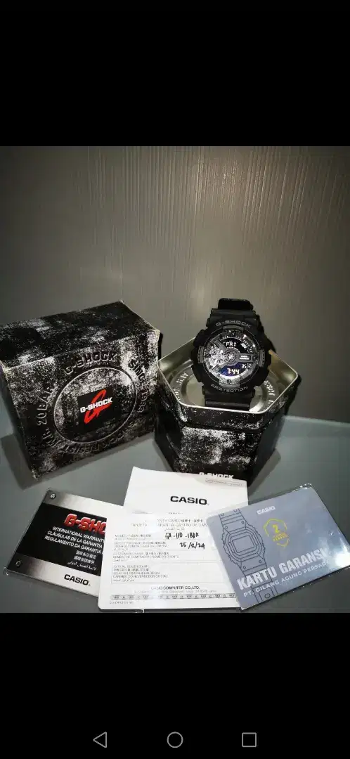 Jam Tangan G-Shock GA 110-1BDR