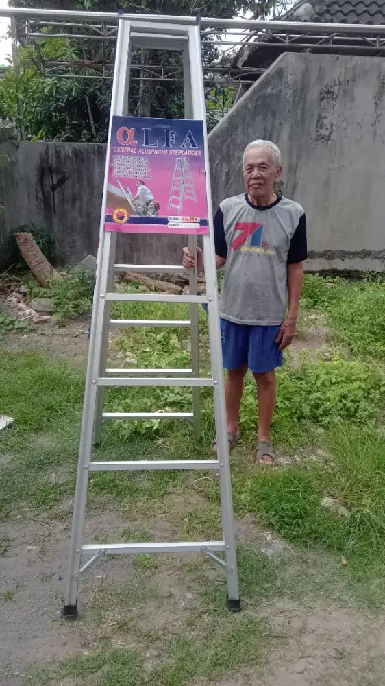 Tangga Lipat Aluminium/ Tangga Manten