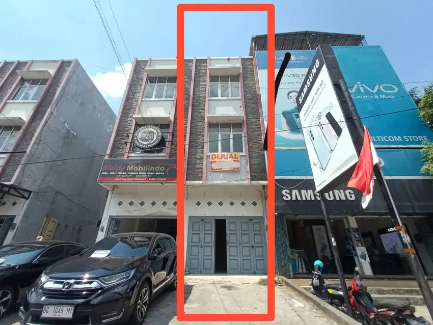 Dijual Ruko 3 Lantai, Jalan Mayor Salim Batu Bara,Sekip,Kota Palembang