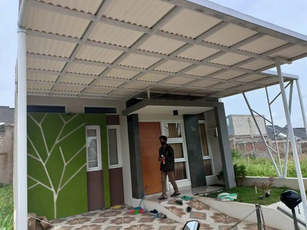 Kanopi alderon single layer minimalis, kanopi alderon mewah #383