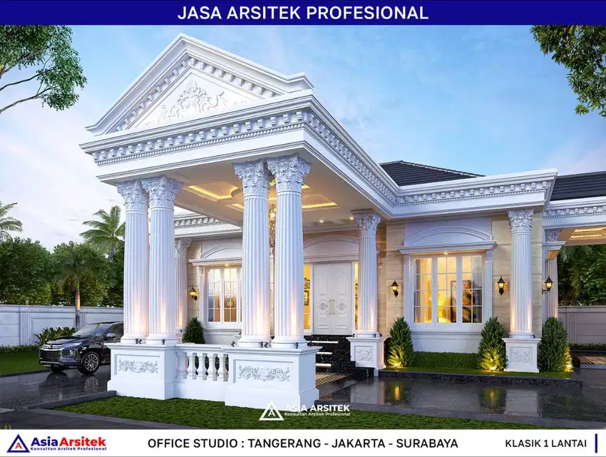 Jasa Arsitek Desain Gambar Rumah di Depok Desain Rumah 572m2