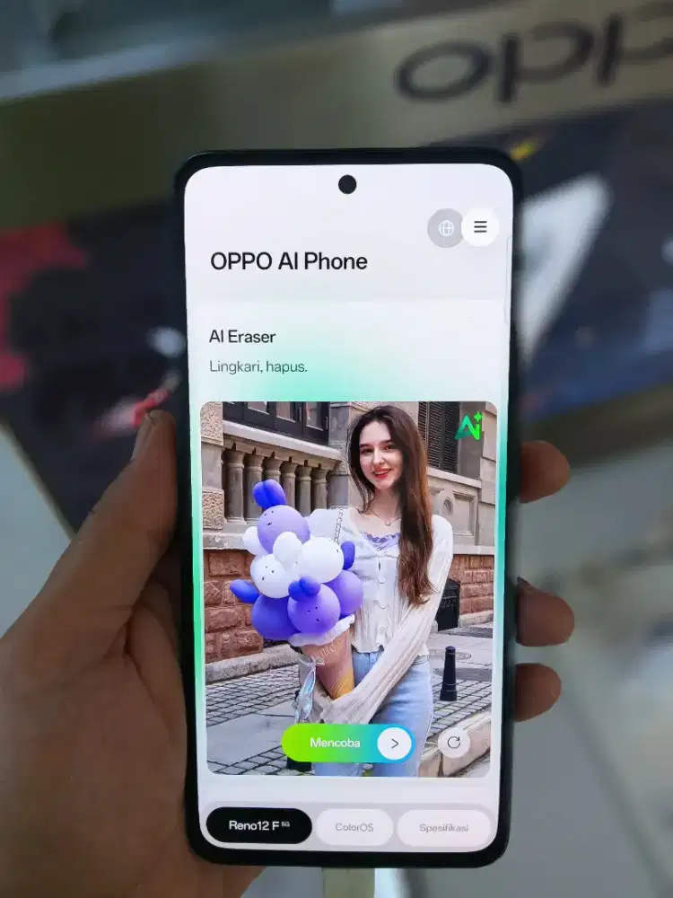 OPPO RENO 12 F 5G BISA DI KREDIT BUNGA RENDAH