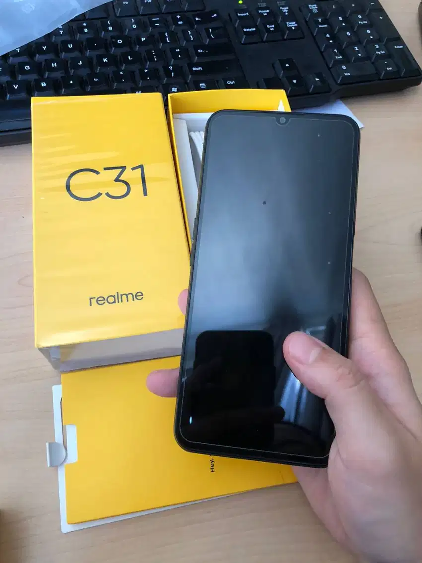 HP ANDROID REALME C31 MULUS KOMPLIT SEPERTI BARU