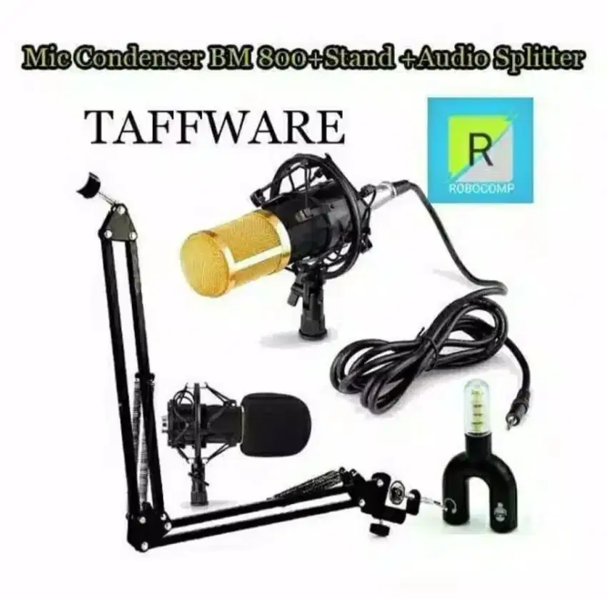 Mic condenser TAFFWARE & PHANTOM POWER