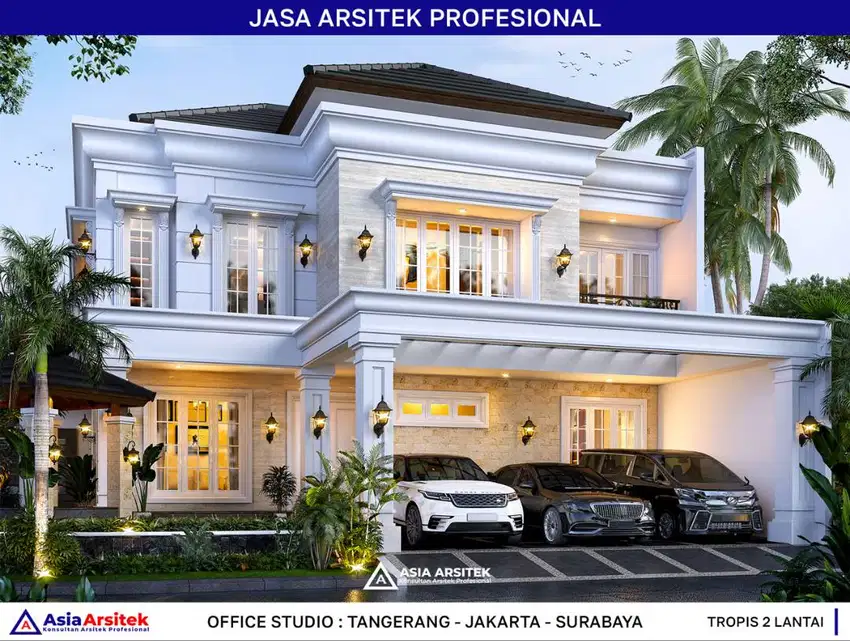 Jasa Arsitek Desain Gambar Rumah di Depok Desain Rumah 266 m2